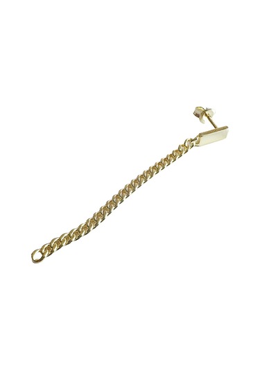 Masaliko Sallantılı 2 Yönlü Kullanılabilen Gümüş Küpe Ms3198, 925 Ayar Gümüş Altın