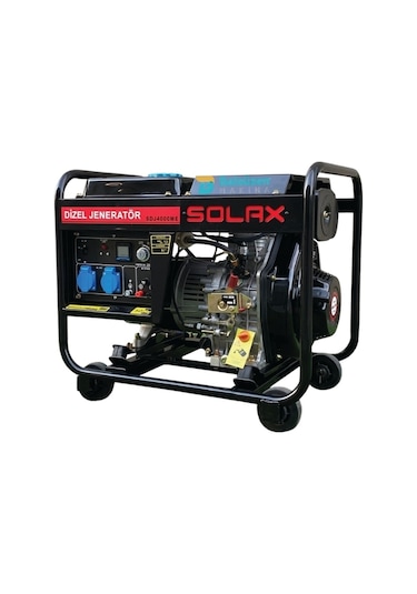 Solax SDJ4000ME 3KW İpli Marşlı Monofaze Dizel Jeneratör