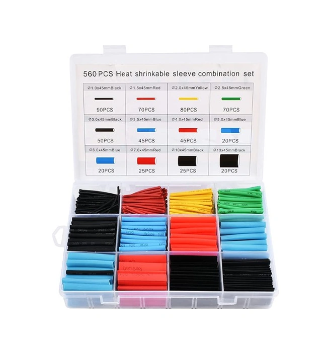 560 Parça Set Isıyla Daralan Makaron Kablo Koruyucu Kılıf 4741