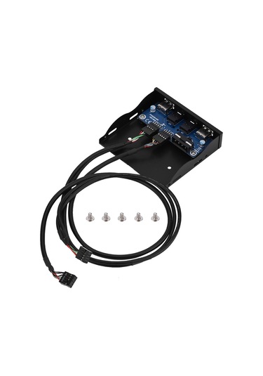 Ximistore9 3.5" Disk Bölgesi Dönüştürücü: 2 Usb 2.0 + Hd Ses/mikrofon Arayüzü, Metal Yapı