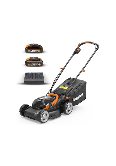 Worx WG779E 40 V 2.5 Ah. Li-ion 34 CM Profesyonel Şarjlı Çim Biçme Makinesi