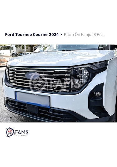 Ford Tourneo Courier Krom Ön Panjur 8 Parça 2024 Üzeri P.çelik