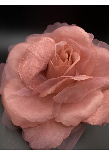 Amely Rid Orta Boy Gül Broş Ve Toka 189684308 Pembe