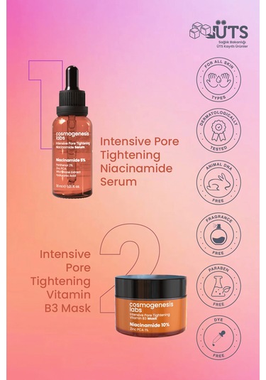 Cosmogenesis Labs Akne ve Sivilce Karşıtı Temel Cilt Bakım Seti Vegan