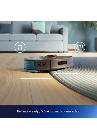 Philips HomeRun 3000 Serisi XU3000/01 Robot Süpürge Siyah