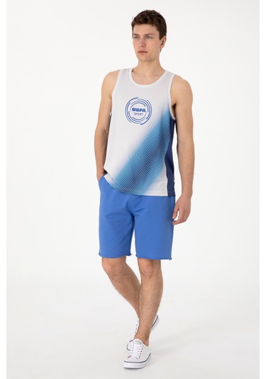 U.s. Polo Assn. Erkek İndigo Şort Örme 50307289-vr028 İndigo