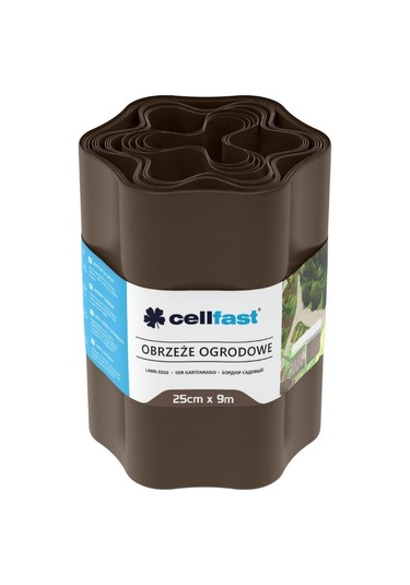 Cellfast Bahçe Çim Kenarı 25 Cm 9 M Kahverengi