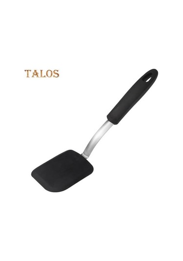 Siyah Silikon Çerez Spatula Turner Mini Brownie Spatula Isıya Dayanıklı Çizilmez Küçük Silikon Spatula Yapışmaz Tencere Flipper Pişirme Gereçleri