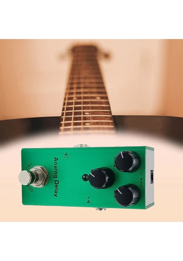 Jeemson Mini Gitar Efekt Prosessörü: Vintage Fazer, Analog Korus, Dijital Delay Ve Tube Tremolo Fonksiyonları İle Gerçek Bypass