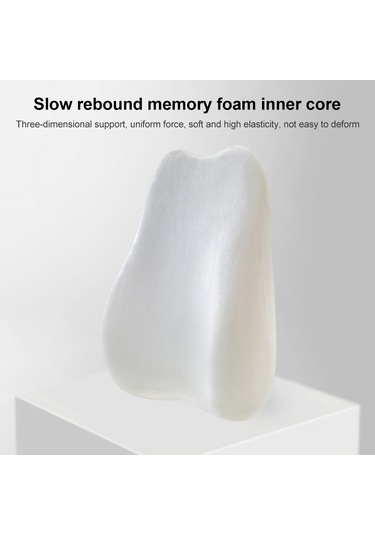 Sones Ofis Hafızalı Köpük Yastık Bel Destek Yastığı Lacivert