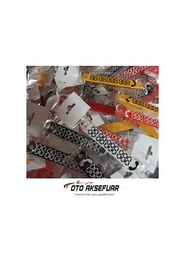 Araç Park Tel - Numaratör - Parkmatik - Renkli