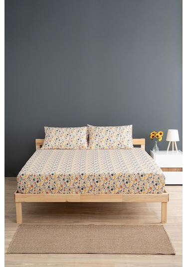 Soley Liberty %100 Pamuklu Tek Kişilik Lastikli Çarşaf Seti 001