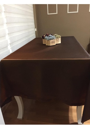 Finezza Kristal Monoray Kumaş Kahve Masa Örtüsü Dikdörtgen 140X2 (484501107)