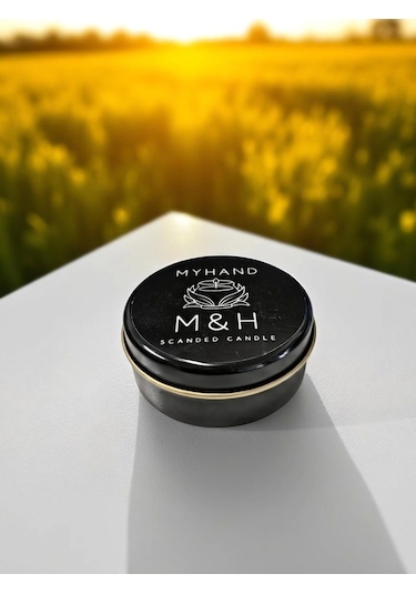 Myhand Soyawax Siyah Teneke Eternal Love Esans Kokulu Mum 60 Gr Siyah