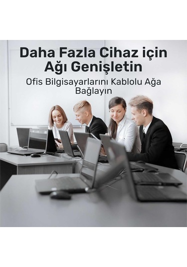 Cudy Fs108 8port 10/100mbps Duvar Montajlı Metal Masaüstü Switch