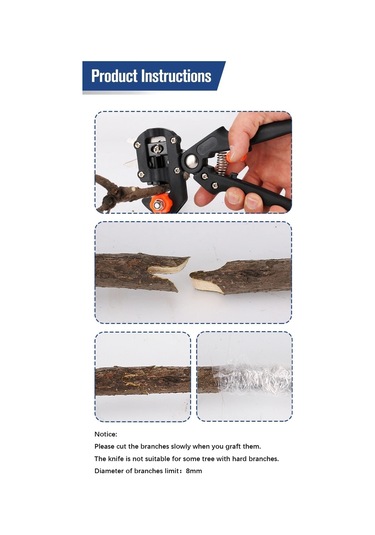 Jialan Aşılama Pruner 2cmaşılama Filmi Bahçe Aşılama Aracı