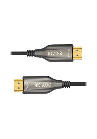 Wozlo 40mt 8k Hdmı 2.1 Aktif Fiber Optik Aoc Hdmi Kablo 8k 60hz 4k 60/120hz Earc Hdr D-hdr Hdcp2.3