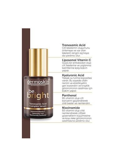 Dermoskin Be Bright Tranexamic Acid Complex Serum 30 ML
