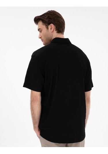 Pierre Cardin Erkek Siyah Gömlek Kısa Kollu 50307091-vr046 Siyah