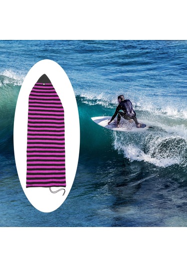 Suntek Elastik Sörf Tahtası Çorap Koruyucu Çanta Saklama 5.0ft-kırmızı Kırmızı