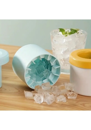 Büro Ev Ofis Yazlık İçin Silikon Buz Yapıcı Küp Buz Buzdolabı Kalıbı Diğer