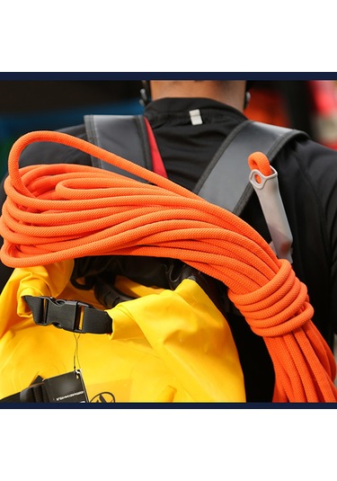 Maiyame Oranj 10mm 10m Polipropilen Dağcı Ip - 1200 Kg Dayanım, Hafif, Su Kaynaklı, Tırmanma Ve Doğa Maceraları İçin Güvenlik Eriği Çok Renkli