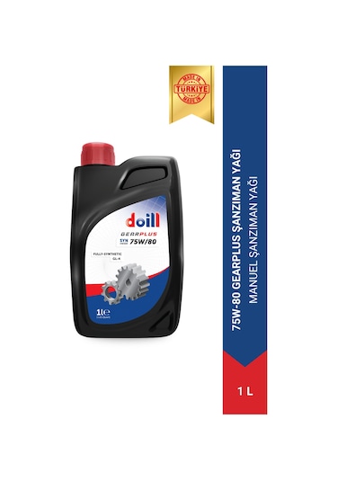 Doill Gearplus 75W-80 Tam Sentetik GL-5 / GL-4 /GL-4 Plus Manuel Şanzıman Yağı 1 L