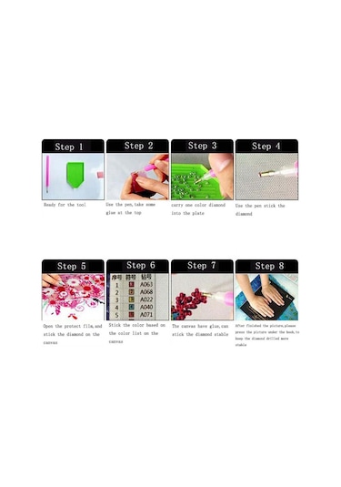 Singree Tam Taşlı Dıy El Sanatı Diamond Painting Seti - Kanvas, Reçine Taşlar, Araçlar Dahil 25x30cm, Çerçeve Yok