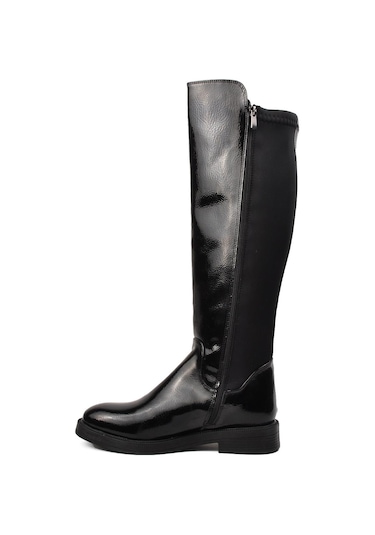 Pierre Cardin Pc-52066 Siyah Kırışık İçi Polarlı Kadın Çizme Siyah Kırışık
