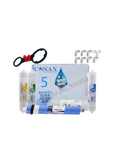 CONAX Kapalı Kasa 5 li (5 AŞAMALI) Filtre Seti LG Membranlı