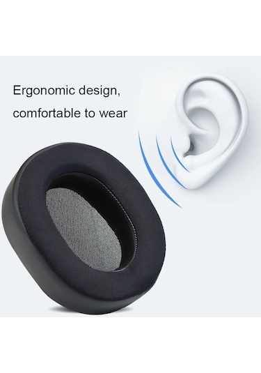 Sony Wh-1000xm2 Buz Jel Kulaklıklar Sünger Kapaklı Kulaklıklar Siyah