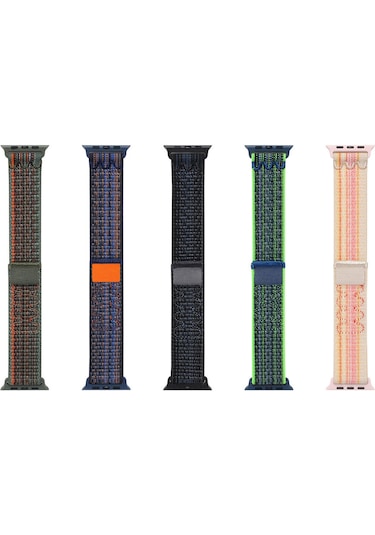Watch 42mm Krd-91 Sbt Hasır Kordon Strap Kayış - Blue Ribbon