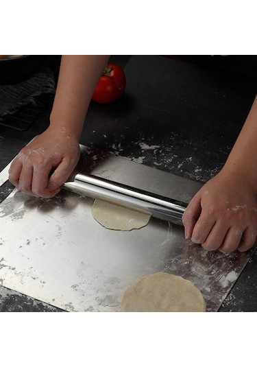 Dayanıklı Hamur Açma Makinesi Yeniden Kullanılabilir Paslanmaz Çelik Profesyonel L