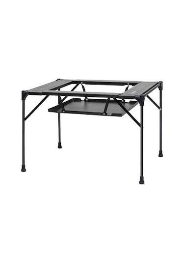 Kingcamp Loes Ultralight Alüminyum Midi Katlanır Kamp Masası Siyah