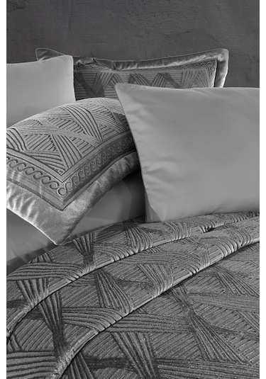 Elart Hera Çeyiz Paketi 7 Parça Gri Gri