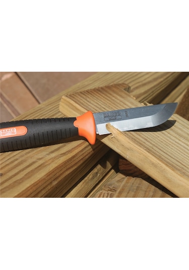 Bahco Profesyonel Yarma Ve Parçalama Kamp Bıçağı 2449 Siyah - Turuncu
