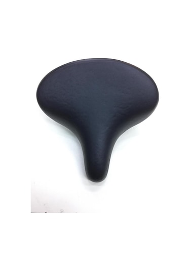 Bisiklet Sele Ultra Geniş E-Bıke&Bisiklet Uyumlu Elastomer Yaylı 27 x 24 CM Siyah