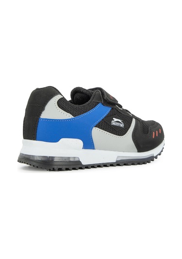 Slazenger EDMOND KTN Çocuk Cırt Cırtlı Siyah Sneaker