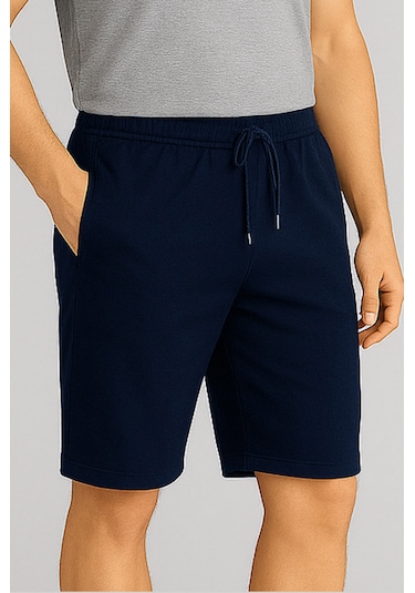 Wingetstar Cepli Bağcıklı Erkek Bermuda Şort Lacivert
