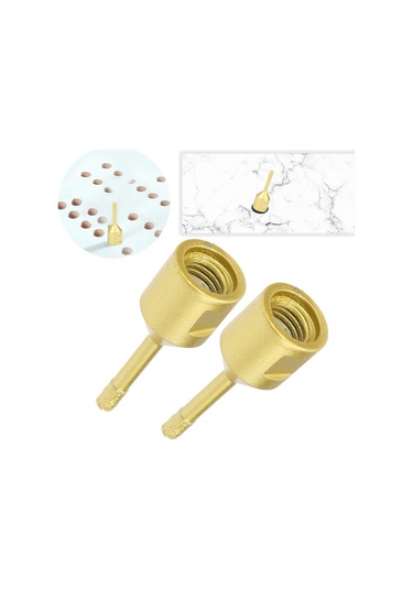 Symbee M14 Dişli Fırçalı El Matkap Uçları - 6mm Elmatkap Ve Bankamatik Uçları, Mermer Ve Beton Delme İçin 2 Adet El Aletleri