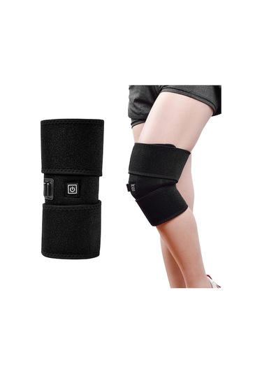 Skycıty Isıtmalı Diz Desteği Sarma Desteği Taşınabilir Kızılötesi Diz Isıtma Pedi Ağrı Kesici Abd Fişi Çok Renkli Çok Renkli