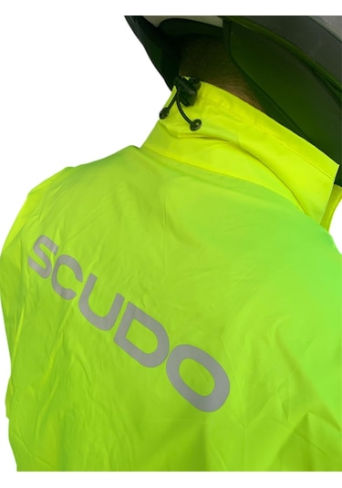 Scudo Peru Sarı Üst Motosiklet Yağmurluğu M