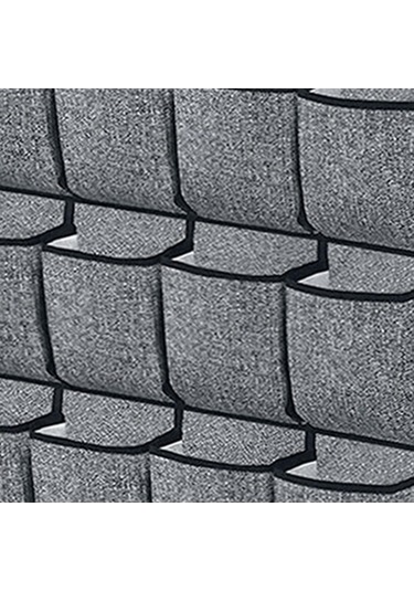 Trendooze Ev Yurt Odası Kapı Üstü 24 Cepli Siyah, Geniş Kullanım Siyah