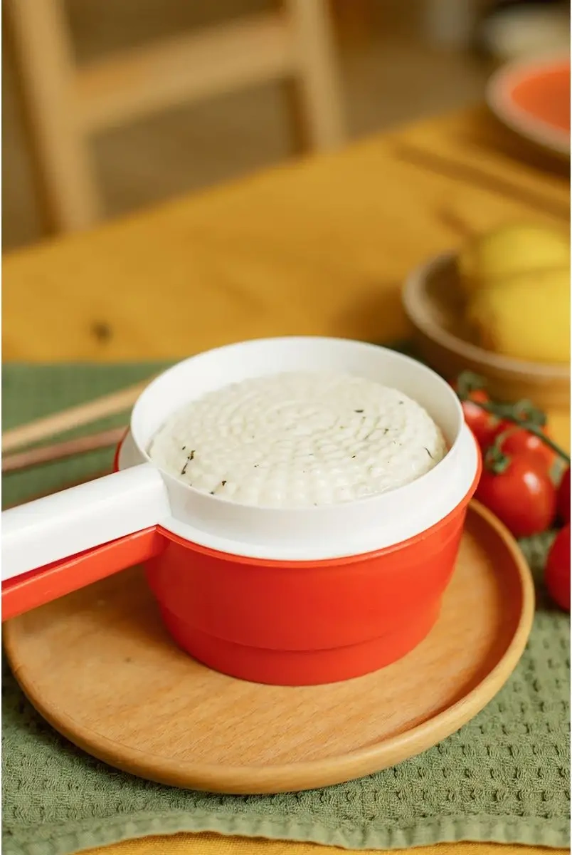 Milih Peynir Kalıbı. Mutfak İçin Peynir Yapma Kabı 64765031 Kırmızı