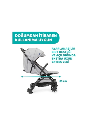 Trolley Me Bebek Arabası Ligth Grey