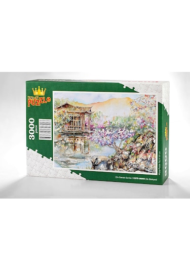 King Of Puzzle Çin Bahçesi Ahşap Puzzle 3000 Parça