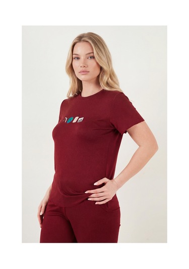 Lela Bayan Pijama Takımı 65770823 Bordo