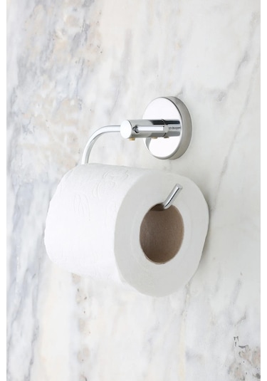 Krom Açık Kağıtlık Bej Tuvalet Kağıt Askılık Diğer