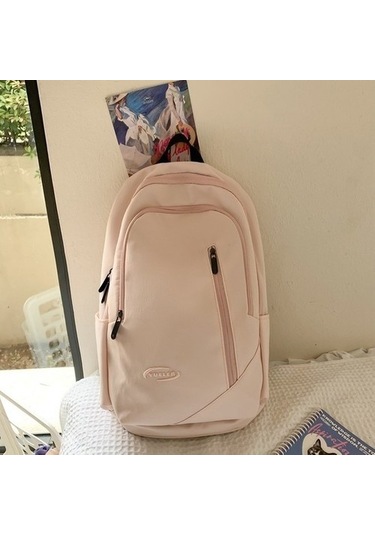 Küçük Lise, Lise, Üniversite Öğrencileri, Basit Ve Büyük Kapasite Çantası Jwol73 Açık Pembe