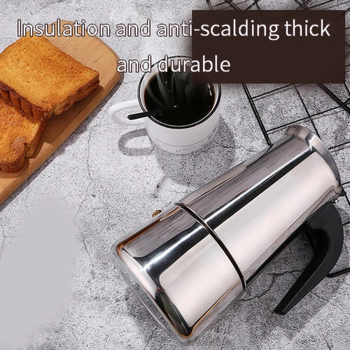 Paslanmaz Çelik Kahve Pot Mocha Kahve Latte Filtre Soba Kahve Makinesi Pot Filtre İçecek Aletleri Kahve Kapları